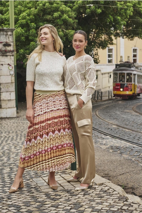 EsQualo skirt plisse dreamstory